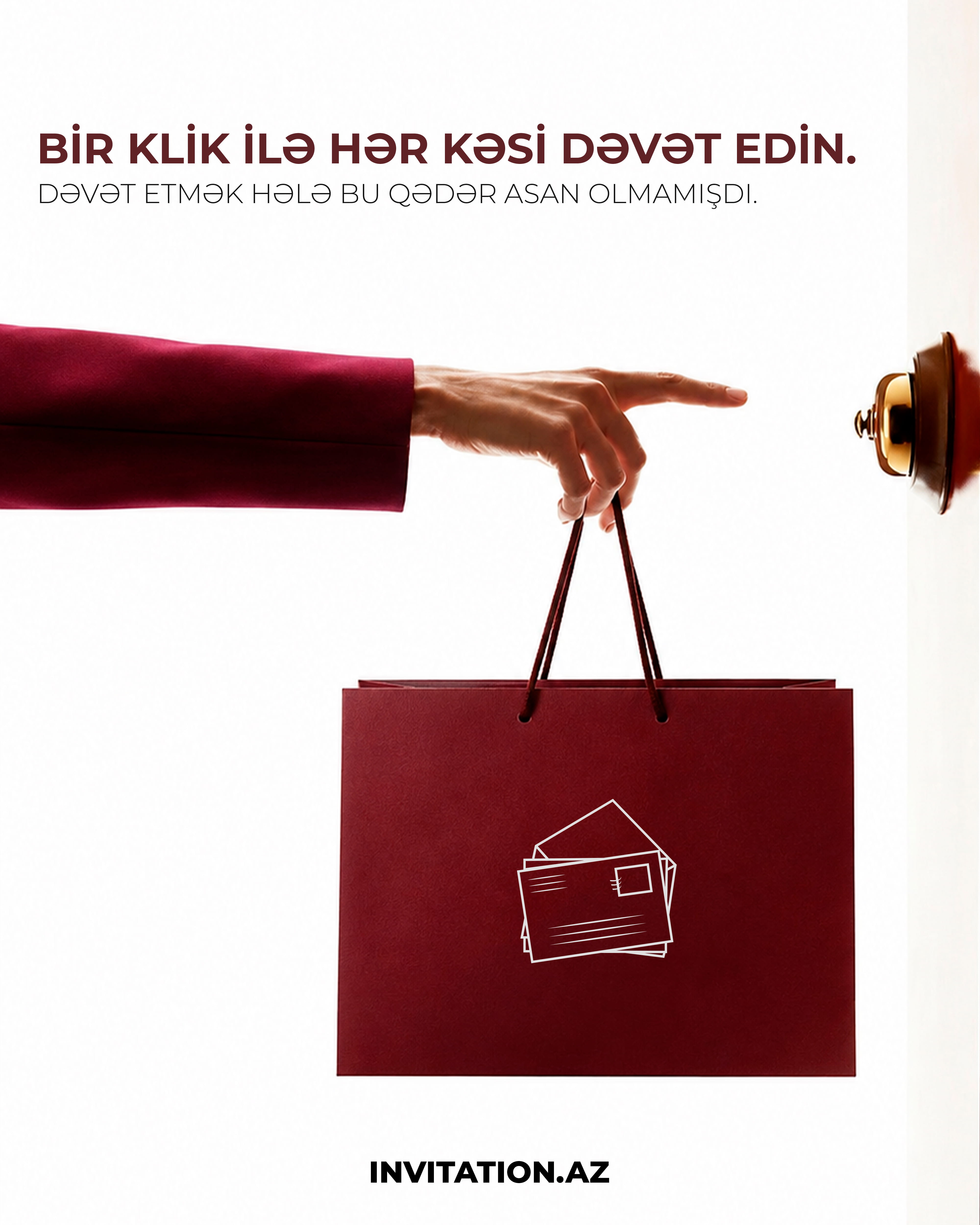 Vaxtınızı dəvətnamə göndərməyə deyil, tədbirinizi planlamağa ayırın.